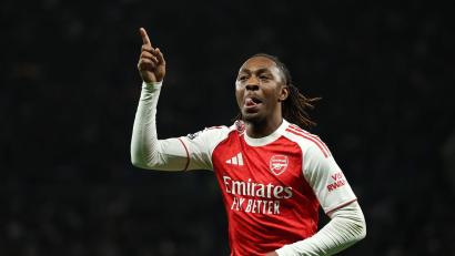 Bild: Ian Walton/AP/dpa
In Tottenham war Arsenals Eberechi Eze erneut der Matchwinner.