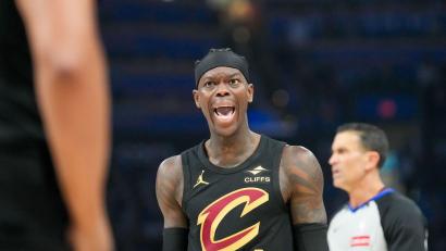 Bild: Kyle Phillips/AP/dpa
Dennis Schröder erzielte elf Punkte für die Cleveland Cavaliers.