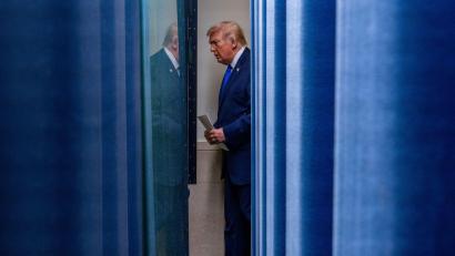 Bild: Alex Brandon/AP/dpa
Gespannt richten sich alle Augen auf Trumps Rede zur Lage der Nation. (Archivfoto)