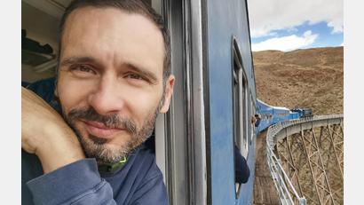 Bild: Matteo Bertoli
Er ist aufgebrochen, um die Geschichte seines Großvaters zu erforschen - auch in Amberg: Matteo Bertoli aus Padua.