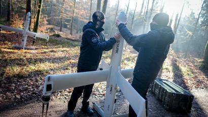 Bild: Kay Nietfeld/dpa
Drohnenwaffe „Virtus“ von Stark Defence