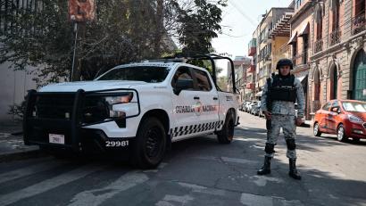 Bild: Josue Perez/ZUMA Press Wire/dpa
Die Leiche von „El Mencho“ wurde nach seiner Tötung nach Mexiko-Stadt gebracht.