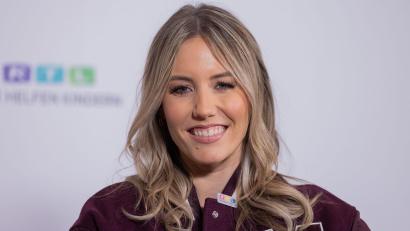 Bild: Rolf Vennenbernd/dpa
Sportmoderatorin Laura Papendick ist wieder schwanger. (Archivbild)