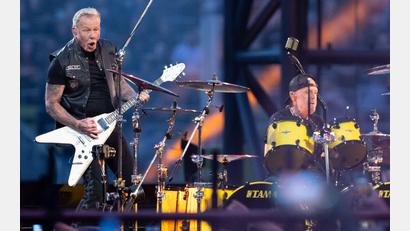 Bild: Sven Hoppe/dpa
Metallica wird in der Sphere-Halle in Las Vegas spielen . (Archivbild)