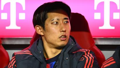 Bild: Tom Weller/dpa
Fällt erneut verletzt aus: Bayern-Verteidiger Hiroki Ito. (Archivbild)