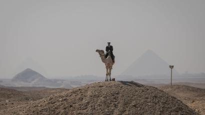 Bild: Oliver Weiken/dpa
Sakkara ist die Begräbnisstätte der altägyptischen Residenzstadt Memphis.