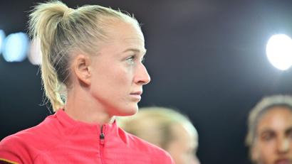 Bild: Sebastian Christoph Gollnow/dpa
Lea Schüller: Neustart bei Manchester - und in der DFB-Auswahl? (Archivbild)