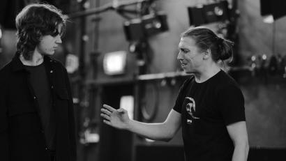 Bild: Wolfgang Schrüfer
AMsemble des Stadttheaters Amberg probt für „Ajax“