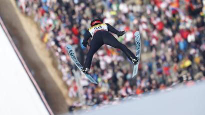Bild: Erwin Scheriau/APA/dpa
Philipp Raimund kam beim Skifliegen in Österreich nur auf Platz 16.