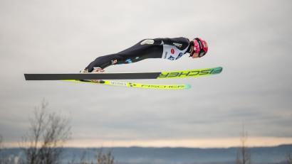 Bild: Georg Hochmuth/APA/dpa
Skispringerin Agnes Reisch kam als beste Deutsche in Hinzenbach auf Rang sieben.