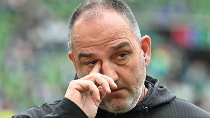 Bild: Carmen Jaspersen/dpa
Gibt sich keinen Illusionen hin: Heidenheims Trainer Frank Schmidt.