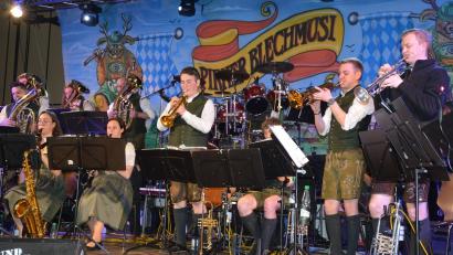 Bild: jr
Immer ein Garant für beste Unterhaltung, die "Pirker Blechmusi"