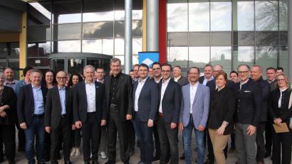 Bild: Konrad Rosner
Markus Söder inmitten der CSU-Granden aus dem Landkreis.,