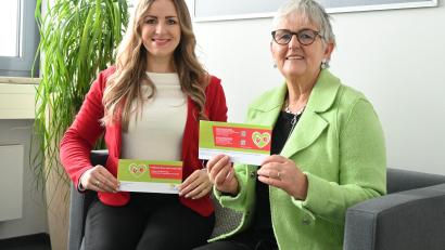 Bild: Eva Plößner, Agentur für Arbeit Schwandorf
Die Initiatorinnen Christina Süß und Helga Forster freuen sich auf reges Interesse