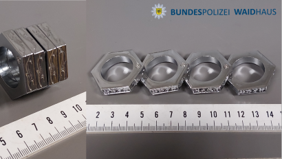Symbolbild: Bundespolizei
Ein verbotener Schlagring wurde bei einer Grenzkontrolle in Waldsassen entdeckt.