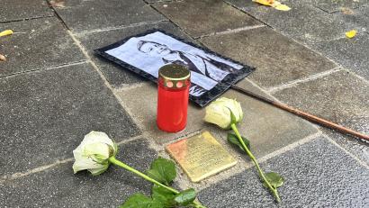 Bild: Stefanie Kraus
Noch heute wird das Gedenken an Berek Goldfeier begangen.