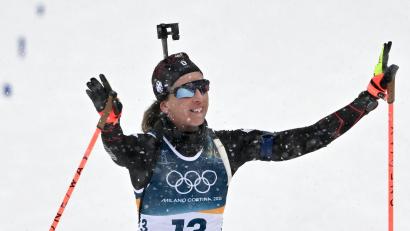 Bild: Hendrik Schmidt/dpa
Franziska Preuß wechselt die Seiten und wird erstmals ein Rennen kommentieren. (Archivbild)