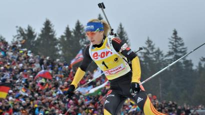 Bild: picture alliance / dpa
Für Magdalena Neuner war Ruhpolding 2012 ihre letzte WM. (Archivbild)