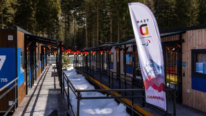 Bild: Philipp von Ditfurth/dpa
Das olympische Dorf in Cortina.