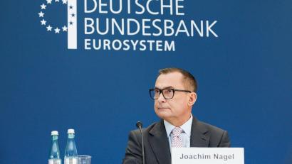 Bild: Hannes P. Albert/dpa
Bundesbank-Präsident Nagel muss einen Verlust von 8,6 Milliarden Euro verkünden.