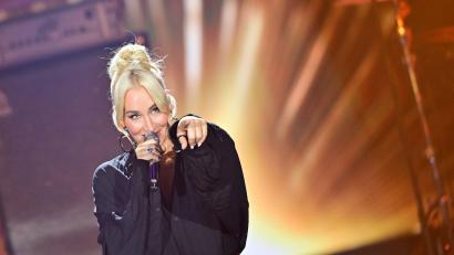 Bild: Sebastian Christoph Gollnow/dpa-Pool/dpa
Sarah Connor macht in „Interstellar“ gemeinsame Sache mit Sido. (Archivbild)