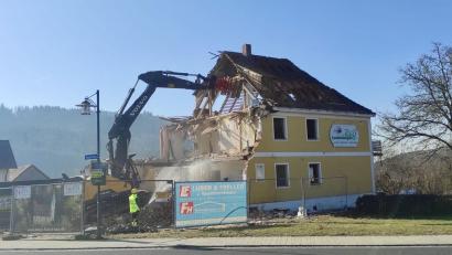 Bild: gri
Das Gasthaus Schuller, früher bekannt als "Freudenberger Hof", steht nicht mehr.