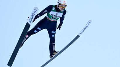 Bild: Petri Korteniemi/Lehtikuva/AP/dpa
Philipp Raimund gewann in Lahti erstmals im Weltcup.
