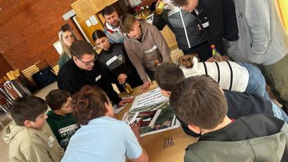 Bild: Vanessa Plank
"Sei AM Drücker" in Raigering.