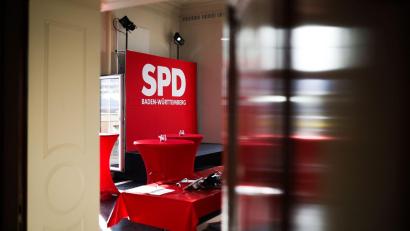 Bild: Christoph Schmidt/dpa
Die große Leere: So schlecht wie bei der Landtagswahl in Baden-Württemberg schnitt die SPD noch nie ab.