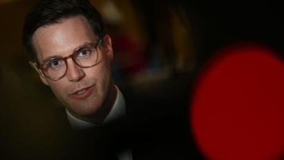 Bild: Markus Lenhardt/dpa
Manuel Hagel landete mit seiner CDU bei der Landtagswahl in Baden-Württemberg hauchdünn hinter den Grünen von Cem Özdemir.