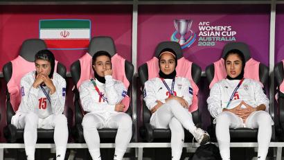 Bild: Dave Hunt/AAP/dpa
Von Irans Fußballerinnen sollen einige nach dem Aus beim Asien Cup Asyl in Australien beantragt haben. (Archivbild)