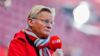 Bild: Rolf Vennenbernd/dpa
Michael Trippel ist seit vielen Jahren Stadionsprecher beim 1. FC Köln. (Archivbild)