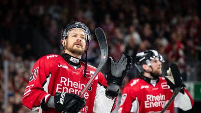 Bild: Marius Becker/dpa
Moritz Müller steht vor den womöglich letzten DEL-Playoffs seiner Karriere (Archivbild)