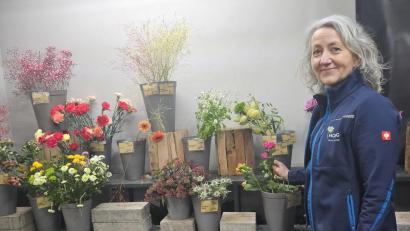 Bild: Christopher Dotzler
Maria Honig-Hiltl hatte in der Kühlung nach dem Wochenende nur noch ein paar Restbestände, nachdem es auf das Geschäft einen regelrechten Run gab.