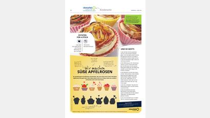 Bild: Oberpfalz Medien
Wie machen süße Apfelrosen.