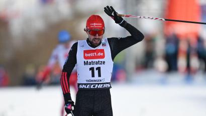 Bild: Hendrik Schmidt/dpa
Nach einer langen Karriere ist bald Schluss für Johannes Rydzek. (Archivbild)