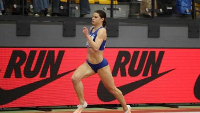 Bild: Theo Kiefner
Knapp verpasst: Die Ambergerin Kathrin Fehm verpasste das Finale der Deutschen Hallenmeisterschaft über die 400 Meter um wenige Sekundenbruchteile.