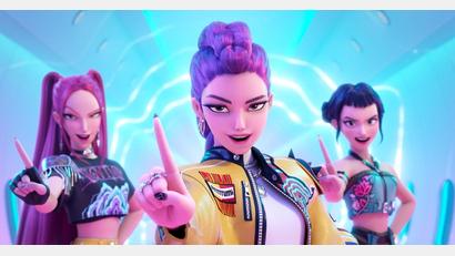 Bild: -/©2025 Netflix/dpa
„KPop Demon Hunters“ erzählt die Geschichte einer Girlgroup, die abseits der Bühne böse Geister jagt. (Archivbild)