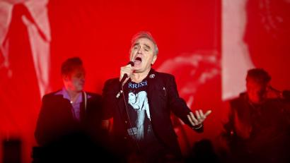 Bild: Robin Burns/Zuma Press/dpa
In Valencia nicht zum Schlafen gekommen: Morrissey
