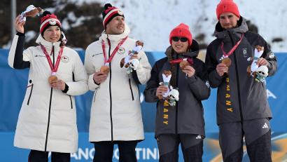 Bild: Martin Schutt/dpa
Geteiltes Bronze für Deutschland und Tschechien.