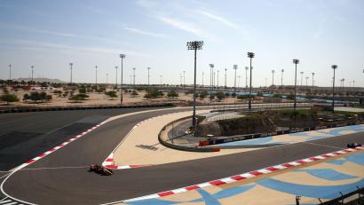 Bild: Bradley Collyer/PA Wire/dpa
Auf dem Bahrain International Circuit wird 2026 nicht gefahren. (Archivbild)
