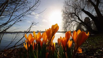 Bild: Christian Charisius/dpa
In der nächsten Woche wird es wieder wärmer und sonniger.
