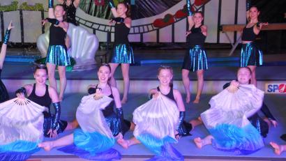 Bild: Konrad Rosner
Die Leistungsturnerinnen der WK 11 und 12 präsentierten das "Geheimnis der Tiefsee".