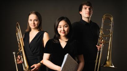 Bild: Sören Lukas Schirmer/exb
Das Sélean-Trio (Tenorposaune, Bassposaune und Klavier) spielt in Sulzbach-Rosenberg.