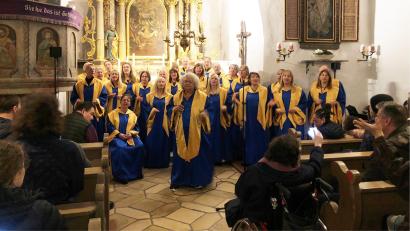 Bild: sei
Bei "Amazing Grace" bezauberte Remona Fink mit ihrer Solostimme.