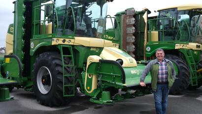 Bild: Hirsch
Der Unternehmer Günter Igl zeigt bei der Hausmesse die gesamte Palette der Krone-Produkte, darunter auch einige Weltneuheiten.