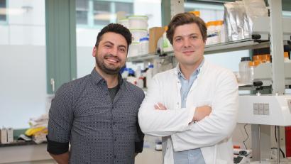 Bild: Evanium
Die Regensburger Felix Rolka (links) und David Ofner haben das Start-up Evanium gegründet.