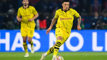 Bild: Robert Michael/dpa
Sehen die BVB-Fans Jadon Sancho noch einmal im Dortmunder Trikot? (Archivbild)