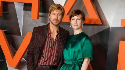Bild: Cat Morley/SOPA Images via ZUMA Press Wire/dpa
Ryan Gosling und Sandra Hüller bei der Premiere am Leicester Square in London. (Archivbild)