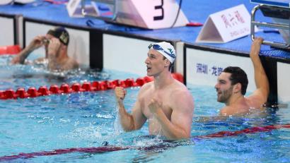 Bild: Liang Xu/XinHua/dpa
Weltrekord: Cameron McEvoy schwamm eine neue Bestmarke.